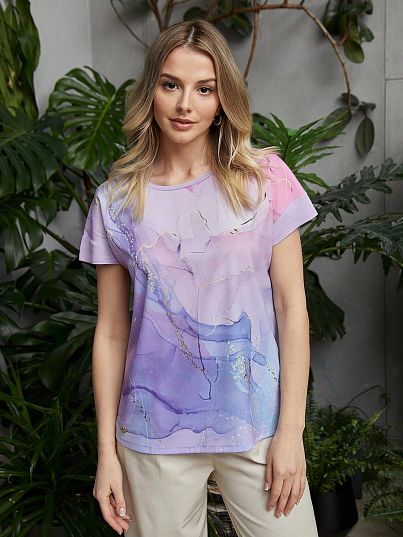 Туника TOUCH THE SUMMER, Лиловый, BeGood