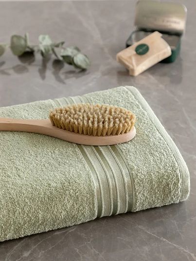 Полотенце махровое "Элегант", фисташковый, Унисон