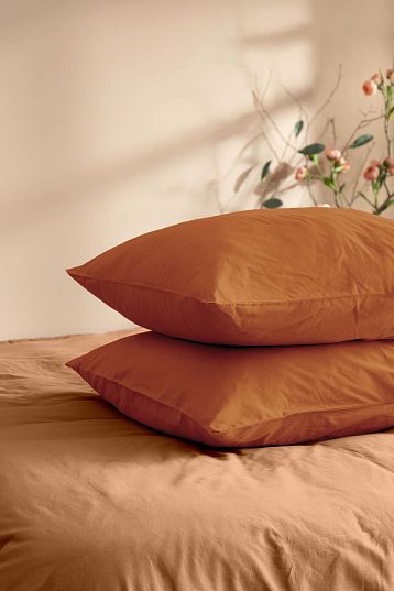 Комплект наволочек Унисон Терракотовый