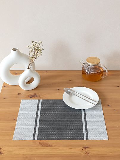 Комплект плейсматов плетеных  "Унисон" Classic stripe 45х30 (4 шт.)