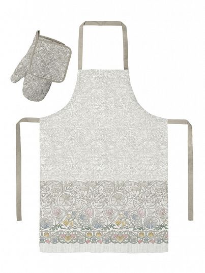 Кухонный набор (фартук + прихватка + прихватка-рукавица) "Linen", Унисон