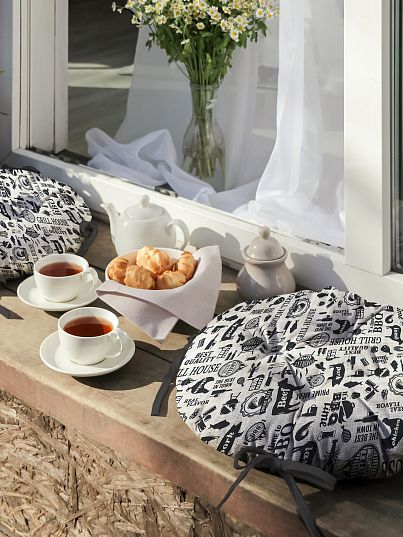 Комплект подушек на стул "BBQ", Унисон