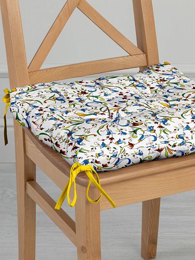 Плоская квадратная подушка на стул "Veneto", Mia Cara