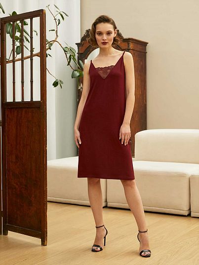 Сорочка Chinoiserie Винный, Mia Cara