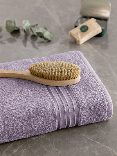 Полотенце "Элегант", светло-сиреневый, Унисон