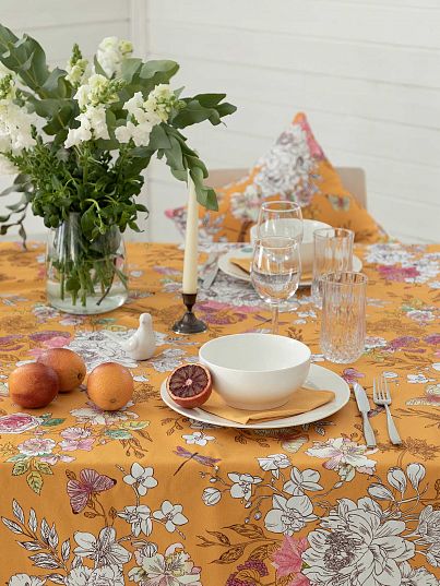 Скатерть рогожка "Arancia di Capri", Унисон