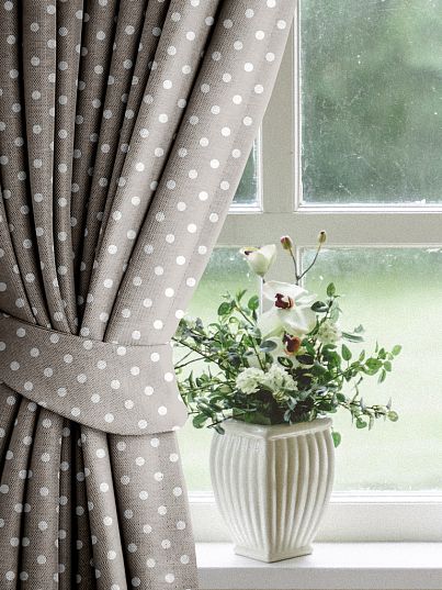 Комплект штор с подхватами "Горох", Mia Cara
