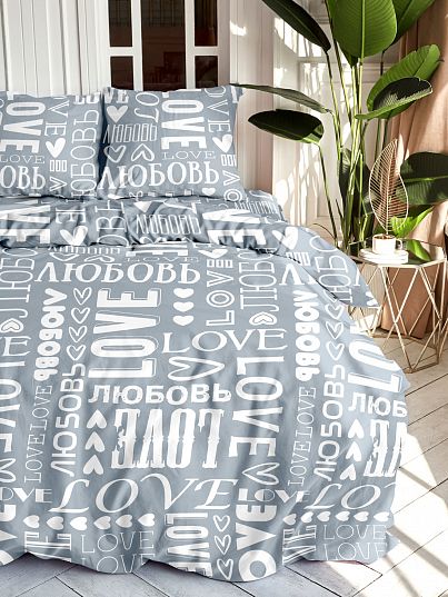 Постельное бельё Унисон Love