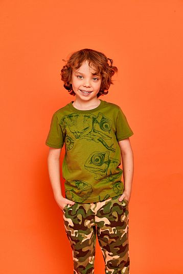 Футболка для мальчика "Chameleon", Juno