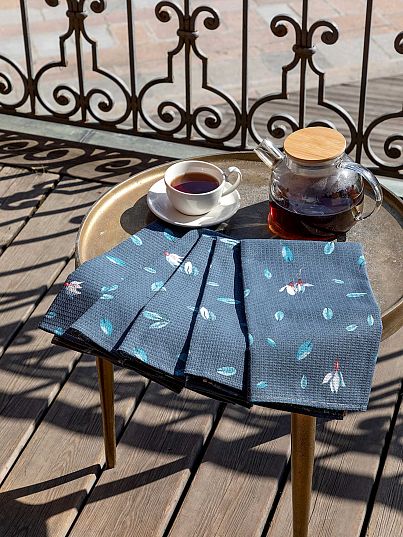 Комплект вафельных полотенец "Magnolia", Унисон