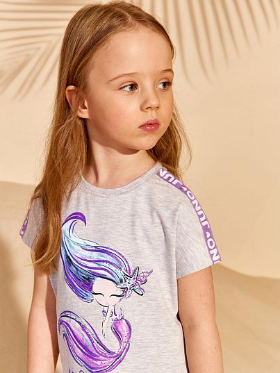 Платье MERMAID Серый меланж, Juno