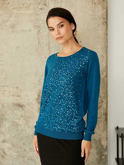 Джемпер Frozen Mist Морская волна, BeGood