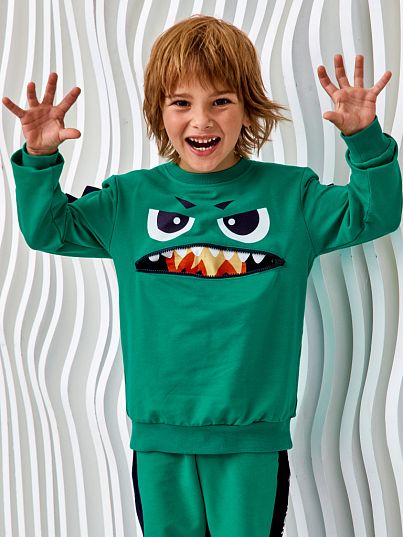 Свитшот "ROBOREX", зеленый, Juno Свитшот "ROBOREX", зеленый, Juno