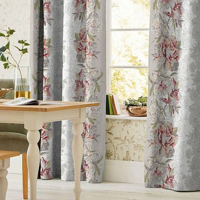 Штора рогожка "Душистый пион", Mia Cara Штора рогожка "Душистый пион", Mia Cara