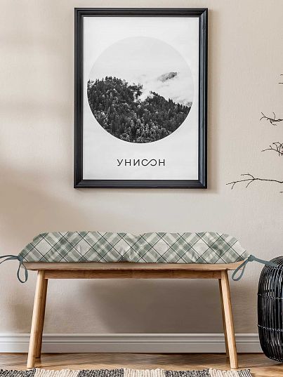 Подушка на скамью Унисон Skandi cell