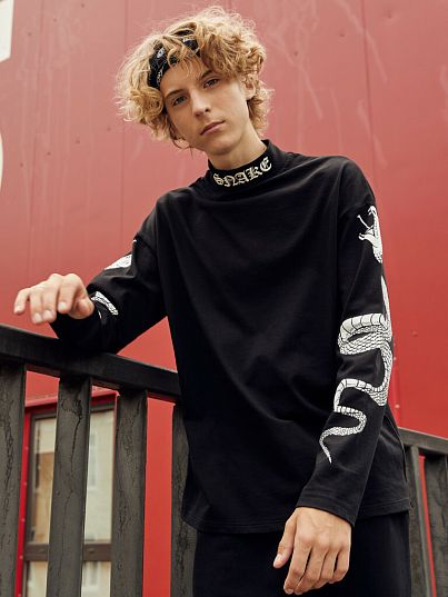 Водолазка "Break the Rules", черный, Crazy Getup