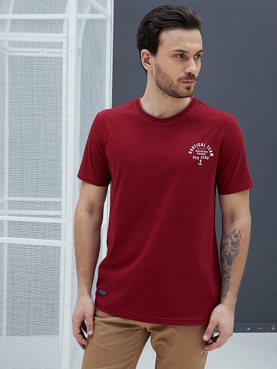 Футболка "Cruise", бордовый, BeGood