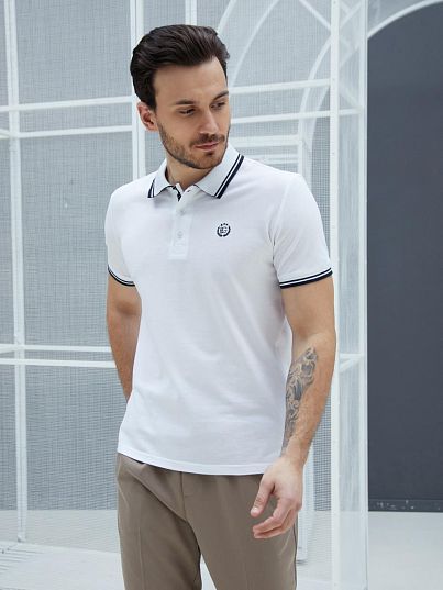 Футболка-поло "Sea Breeze", белый, BeGood