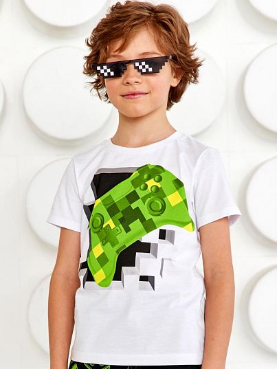 Футболка GAME BOY Белый, Juno