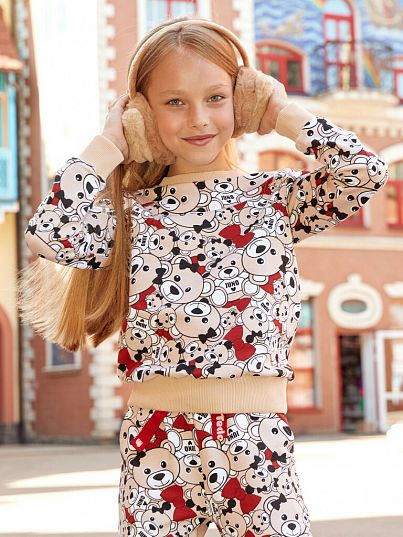 Свитшот TEDDY BEAR Бежевый Мишки, Juno