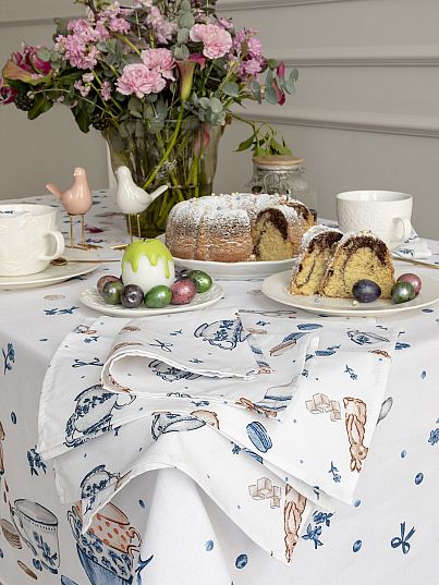 Скатерть рогожка "Зайчики", Mia Cara