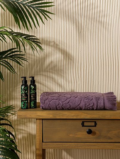 Полотенце махровое "Габи", фиолетовый, Mia Cara