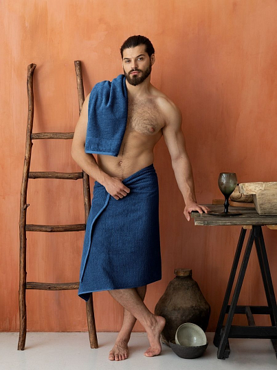 Комплект полотенец "Rossa", синий, Унисон