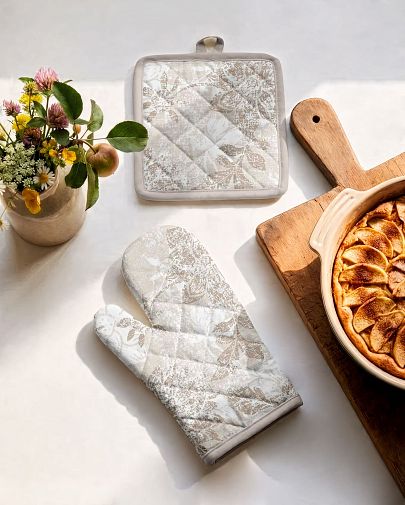 Комплект кухонный Унисон Бежевый жаккард