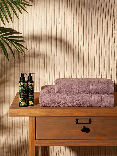 Комплект полотенец "Барбара", винный, Mia Cara