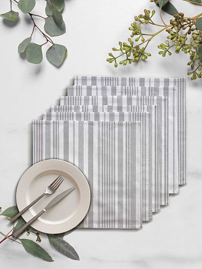 Комплект салфеток Унисон Grey flax