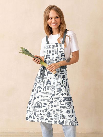 Фартук с карманом Унисон BBQ