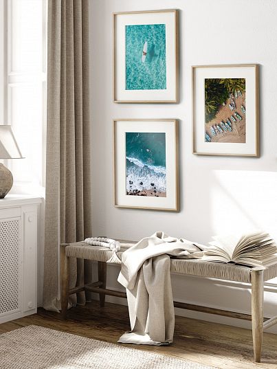 Набор из 3х постеров "Унисон" Sea breeze