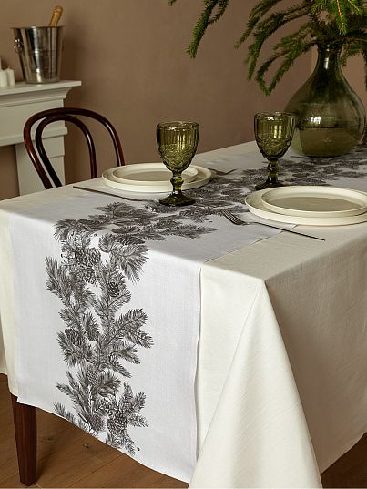 Скатерть-дорожка Унисон Scandi Pine Cone