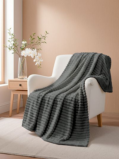 Плед Унисон Серый