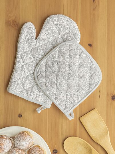 Кухонный набор (прихватка + прихватка-рукавица) "Linen", Унисон