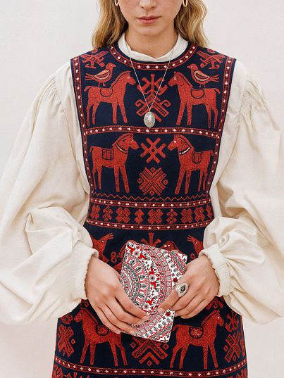 Обложка для паспорта "Унисон" Мезенская 