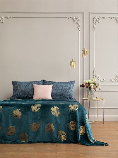 Плед Mia Cara Атлантика золотые листья