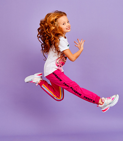 Брюки спортивные с лампасами "Sweet Rainbow", Juno