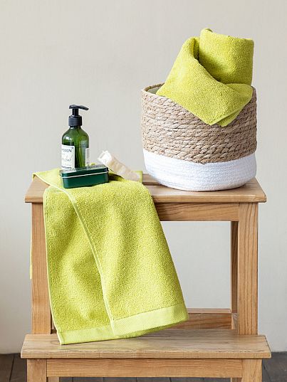 Комплект махровых полотенец "Lotte", оливковый, Унисон