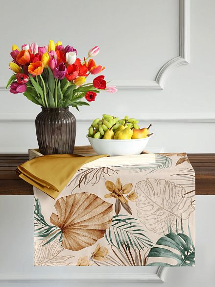Скатерть-дорожка Mia Cara Тропическая пальма