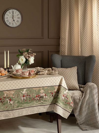 Скатерть рогожка "British club", Унисон