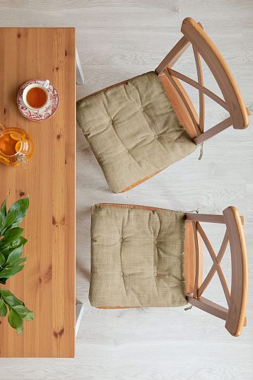 Подушка на стул Mia Cara Лён