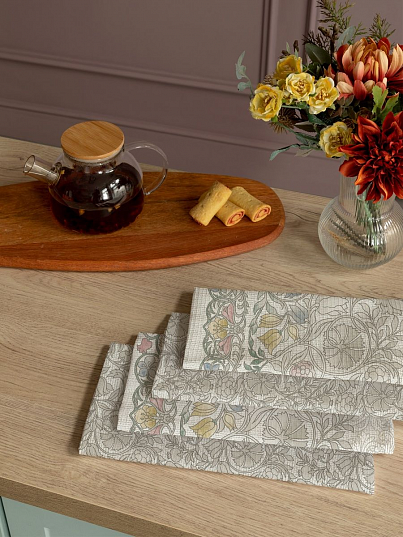 Комплект вафельных полотенец "Linen", Унисон