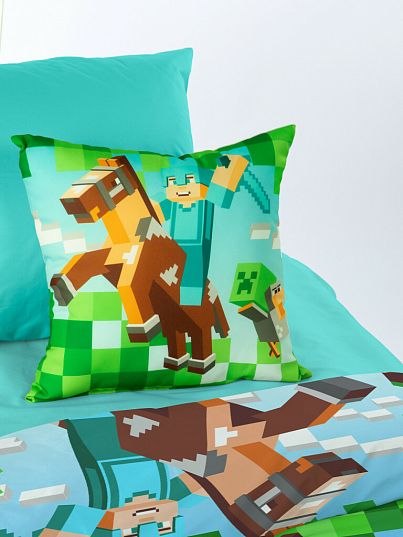 Подушка декоративная габардин "Minecraft", Juno