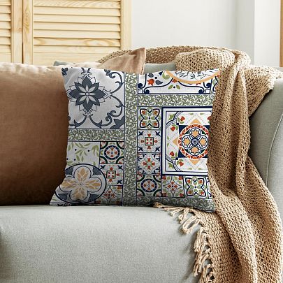 Комплект наволочек на декоративную подушку "Азулежу", Mia Cara