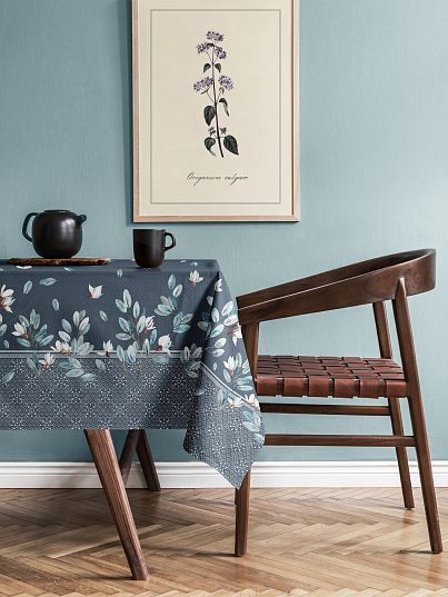 Комплект скатерть рогожка + 6 салфеток "Magnolia", Унисон