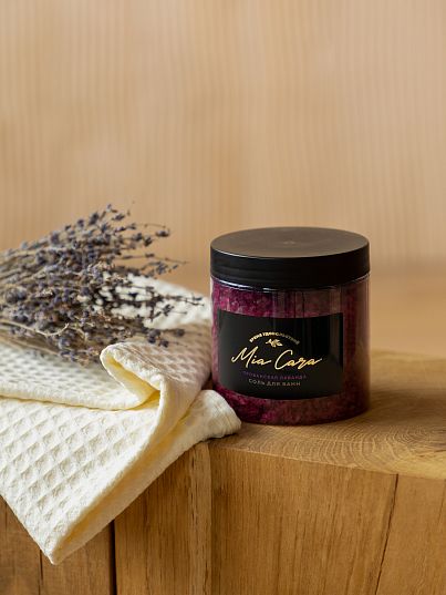 Соль для ванн "Mia Cara", прованская лаванда