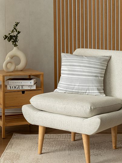 Подушка декоративная Унисон Grey flax