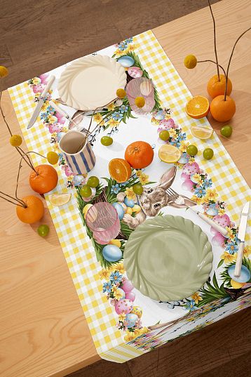 Скатерть-дорожка Унисон Пасхальный кролик