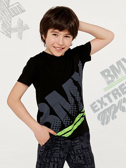 Футболка, черный, Juno